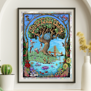 Dead and Company - Golden Gate Park August 1-3 2025 FOIL - Live Concert Poster Wall Art Print - 131143