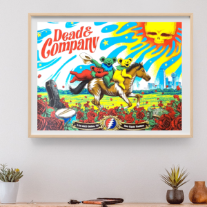 Dead and Company - Dos Equis Pavilion Dallas TX May 26 2023 – Live Concert Poster Wall Art Print – 131276