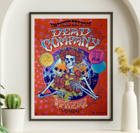 Dead and Company - Sphere Las Vegas NV May 11 2025 – Live Concert Poster Wall Art Print – 131280