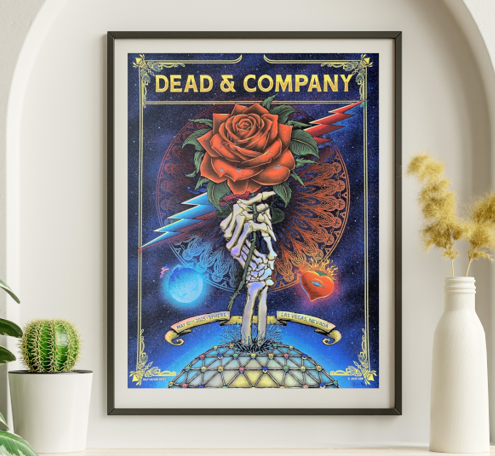 Dead and Company - Sphere Las Vegas NV May 10 2025 – Live Concert Poster Wall Art Print – 131282