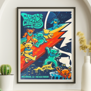 Dead and Company - Kia Forum Inglewood CA May 19 2023 – Live Concert Poster Wall Art Print – 131285
