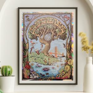 Dead and Company - Golden Gate Park August 1-3 2025 FOIL - Live Concert Poster Wall Art Print - 131144