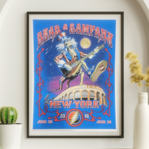 Dead and Company - Citi Field NY June 25 2016 – Live Concert Poster Wall Art Print – 131286