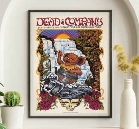 Dead and Company - Blossom Music Center Cuyahoga Falls OH September 7 2021 – Live Concert Poster Wall Art Print – 131287