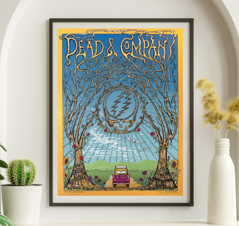 Dead and Company - Arrington VA August 25 2018 – Live Concert Poster Wall Art Print – 131288