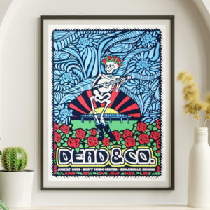 Dead and Company - Ruoff Music Center Noblesville IN June 27 2023 – Live Concert Poster Wall Art Print – 131297