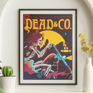 Dead and Company - Dos Equis Pavilion Dallas TX May 26 2023 – Live Concert Poster Wall Art Print – 131298