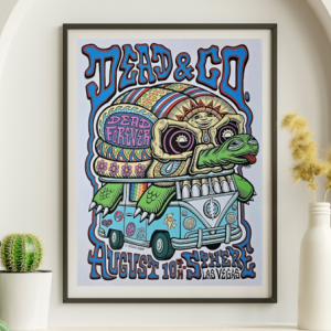 Dead and Company - Sphere Las Vegas NV August 10 2024 – Live Concert Poster Wall Art Print – 131300