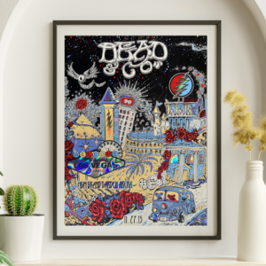 Dead and Company - MGM Grand Garden Arena NY November 27 2015 FOIL – Live Concert Poster Wall Art Print – 131304