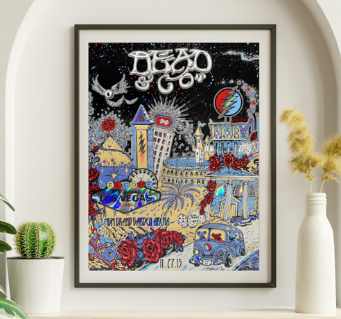 Dead and Company - MGM Grand Garden Arena NY November 27 2015 FOIL – Live Concert Poster Wall Art Print – 131304