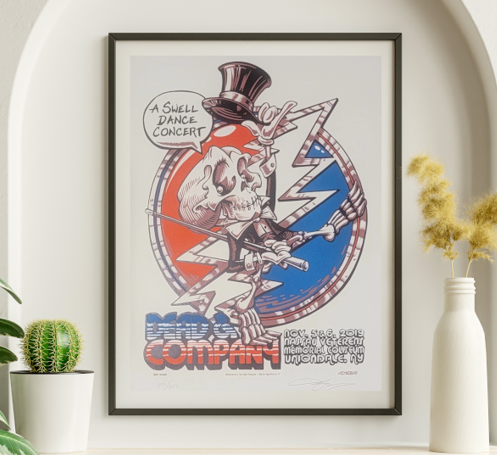 Dead and Company - Nassau Veterans Coliseum Uniondale NY November 5 2019 – Live Concert Poster Wall Art Print – 131305