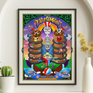 Dead and Company - Hollywood Casino Amphitheater St Louis MO June 7 2023 – Live Concert Poster Wall Art Print – 131308