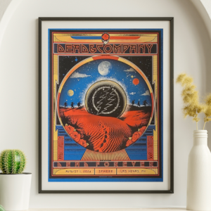 Dead and Company -  Sphere Las Vegas NV August 1 2024 – Live Concert Poster Wall Art Print – 131311