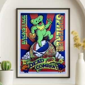 Dead and Company - Sphere Las Vegas NV August 9 2024 – Live Concert Poster Wall Art Print – 131313