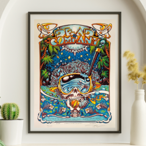 Dead and Company - Riviera Maya Cancun Mexico January 16 2020 – Live Concert Poster Wall Art Print – 131316