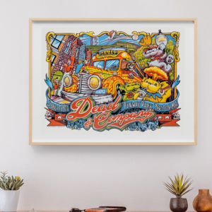 Dead and Company - Fenway Park Boston MA June 18 2017 - Live Concert Poster Wall Art Print - 131147