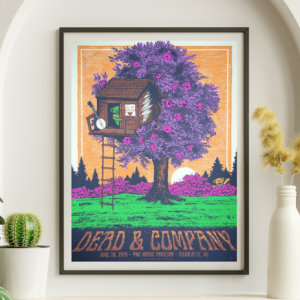 Dead and Company - PNC Pavilion Charlotte NC June 28 2019 – Live Concert Poster Wall Art Print – 131319