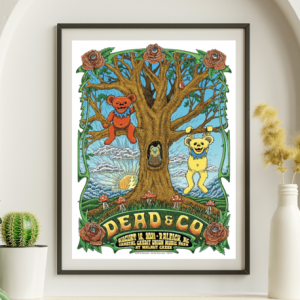 Dead and Company - Coastal Credit Union Music Park Raleigh NC August 16 2021 – Live Concert Poster Wall Art Print – 131320