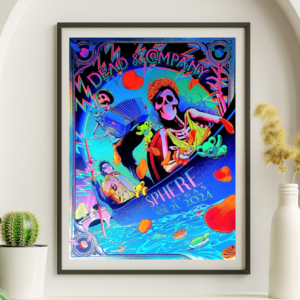 Dead and Company - Sphere Las Vegas NV June 21 2024 FOIL – Live Concert Poster Wall Art Print – 131325