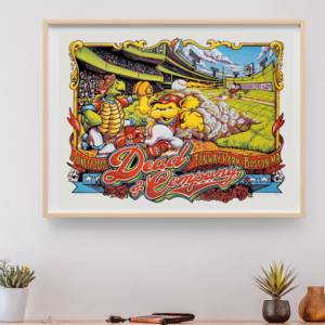 Dead and Company - Fenway Park Boston MA June 17 2017 - Live Concert Poster Wall Art Print - 131148