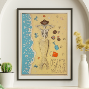 Dead and Company - Riviera Maya Cancun Mexico January 16 2020 – Live Concert Poster Wall Art Print – 131328