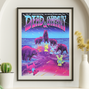 Dead and Company - Pavilion at Star Lake Burgettstown PA June 5 2023 – Live Concert Poster Wall Art Print – 131336