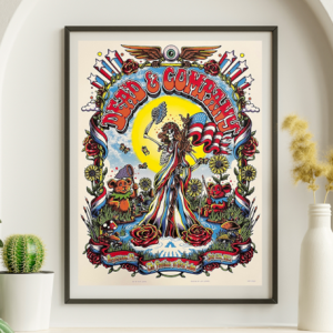 Dead and Company - Star Lake Pavilion Burgettstown PA July 12 2022 – Live Concert Poster Wall Art Print – 131338