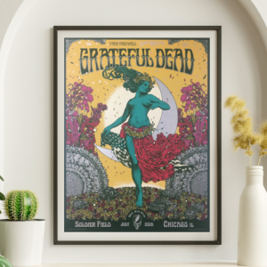 Grateful Dead 2015 Fare Thee Well - Moon Goddess 2 - Live Concert Poster Wall Art Print - 142005
