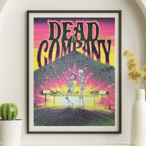 Dead and Company - Pine Knob Music Theater Clarkston MI June 29 2022 – Live Concert Poster Wall Art Print – 131341