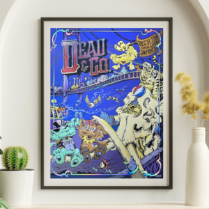 Dead and Company - Chase Center San Francisco CA December 31 2019 FOIL – Live Concert Poster Wall Art Print – 131345