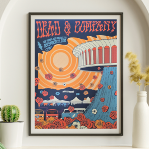 Dead and Company - The Forum Los Angeles CA December 27 2019 – Live Concert Poster Wall Art Print – 131346