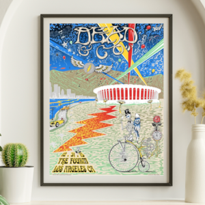 Dead and Company - The Forum Los Angeles CA December 31 2015 – Live Concert Poster Wall Art Print – 131352
