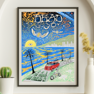 Dead and Company - The Forum Los Angeles CA December 30 2015 – Live Concert Poster Wall Art Print – 131353