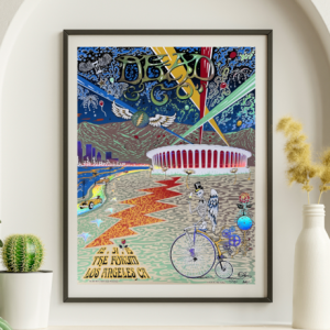 Dead and Company - The Forum Los Angeles CA December 31 2015 FOIL 2 – Live Concert Poster Wall Art Print – 131354
