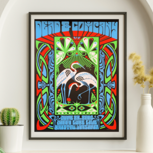 Dead and Company - Jiffy Lube Live Bristow VA June 23 2016 - Live Concert Poster Wall Art Print - 131151