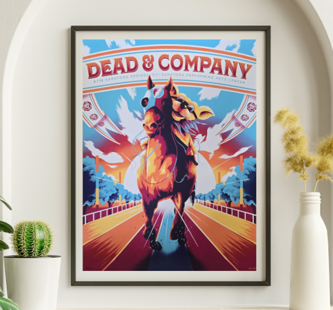 Dead and Company - Saratoga Springs Performing Arts Center Saratoga NY June 18 2019 – Live Concert Poster Wall Art Print – 131370