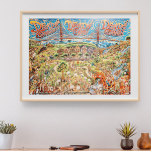 Dead and Company - Golden Gate Park August 1-3 2025 - 3 Day - Live Concert Poster Wall Art Print - 131152
