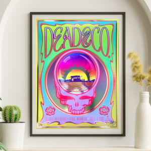 Dead and Company - Gorge Amphitheater George WA July 7 2023 FOIL – Live Concert Poster Wall Art Print – 131375