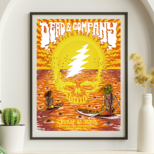 Dead and Company - Mattress Firm Amphitheater Chula Vista CA July 6 2018 – Live Concert Poster Wall Art Print – 131377