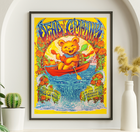 Dead and Company - Saratoga Performing Arts Center Saratoga NY June 17 2023 – Live Concert Poster Wall Art Print – 131378