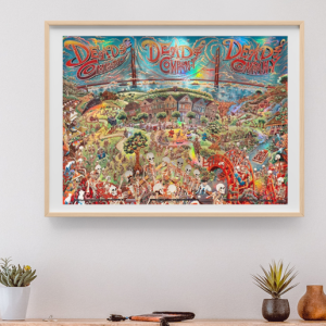 Dead and Company - Golden Gate Park August 1-3 2025 - 3 Day FOIL - Live Concert Poster Wall Art Print - 131153