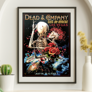 Dead and Company - Sphere Las Vegas NV May 30 2024 – Live Concert Poster Wall Art Print – 131388