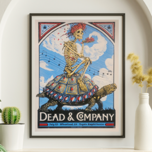 Dead and Company - Toyota Amphitheater Wheatland CA July 29 2016 – Live Concert Poster Wall Art Print – 131389