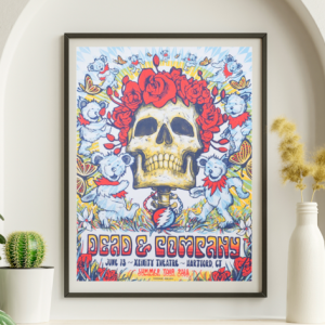 Dead and Company - Xfinity Theater Hartford CT June 13 2018 – Live Concert Poster Wall Art Print – 131390