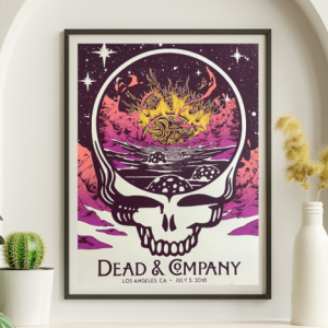 Dead and Company - Los Angeles CA July 5 2018 – Live Concert Poster Wall Art Print – 131391