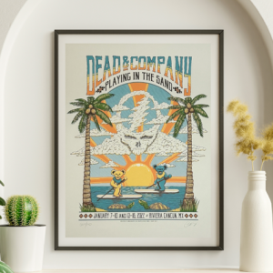 Dead and Company - Riviera Maya Cancun Mexico January 7 2022 – Live Concert Poster Wall Art Print – 131395