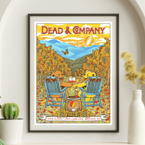 Dead and Company - Jiffy Lube Live Bristow VA June 22 2017 - Live Concert Poster Wall Art Print - 131154