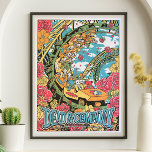 Dead and Company - Darien Lake Amphitheater Darien Center NY June 19 2018 – Live Concert Poster Wall Art Print – 131397