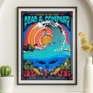 Dead and Company - Riviera Maya Cancun Mexico January 13 2022 – Live Concert Poster Wall Art Print – 131404