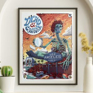 Dead and Company - The Forum Los Angeles CA June 11 2022 – Live Concert Poster Wall Art Print – 131405